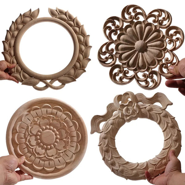 Wood Carved Flower Panel-ToShay.org