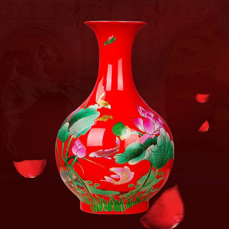 Jingdezhen Flower Vase-ToShay.org