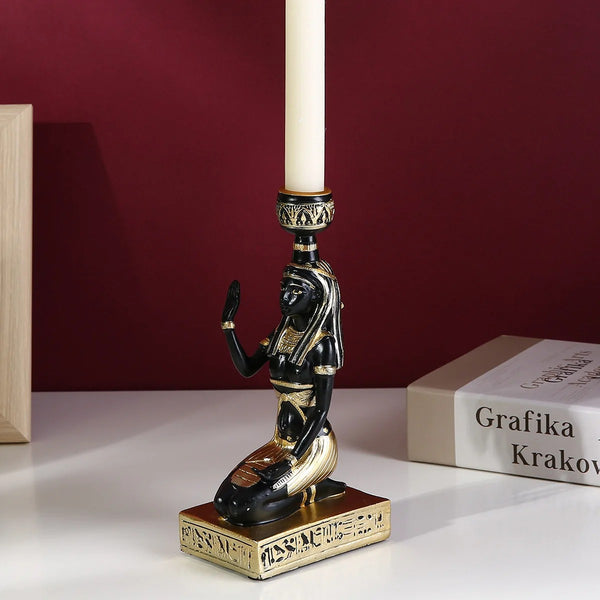 Egyptian Statue Candle Holders-ToShay.org