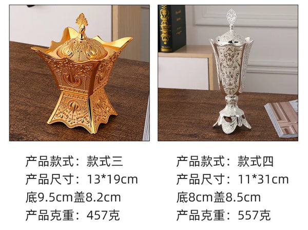 Gold Incense Burner-ToShay.org