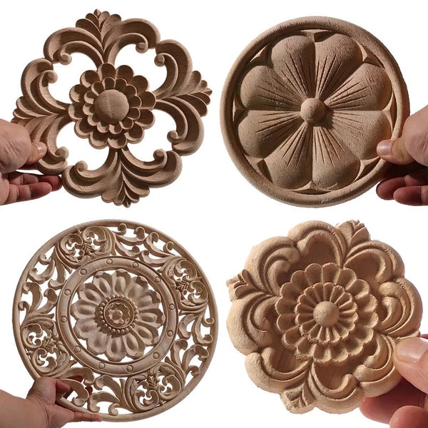 Wood Carved Flower Panel-ToShay.org