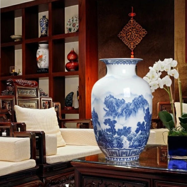 Jingdezhen Glazed Porcelain Vase-ToShay.org