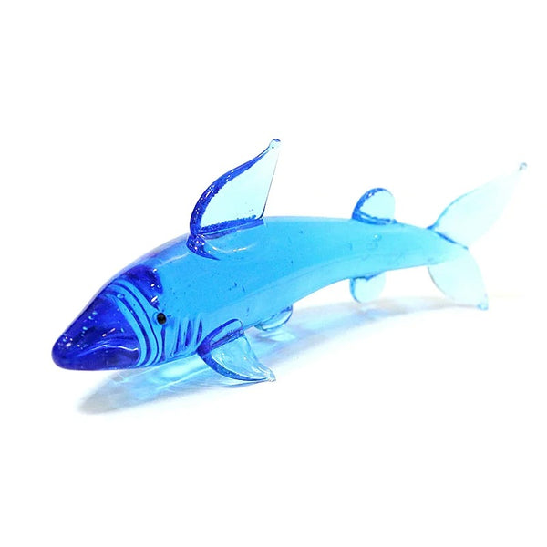 Glass Blue Dolphin-ToShay.org