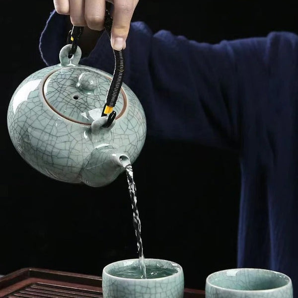 Glazed Porcelain Teapot-ToShay.org