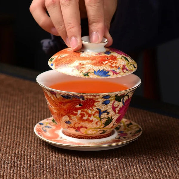 Gaiwan Ceramic Tea Bowls-ToShay.org