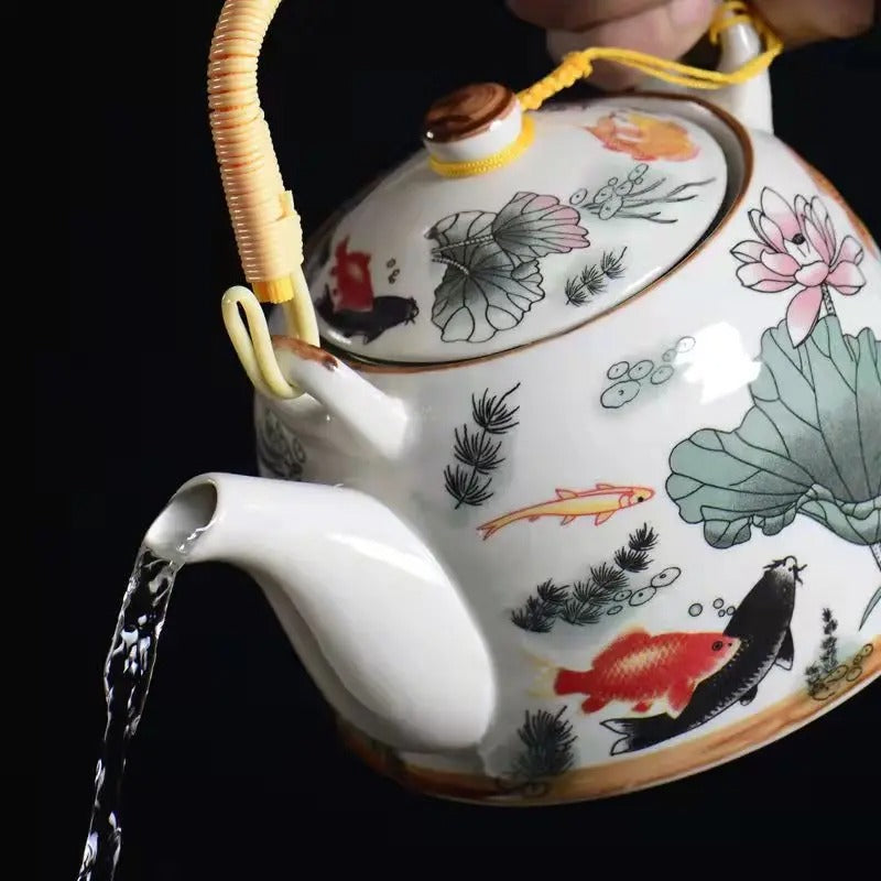 Glaze Porcelain Tea Pot-ToShay.org