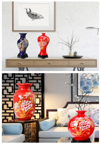 Jingdezhen Flower Vases-ToShay.org
