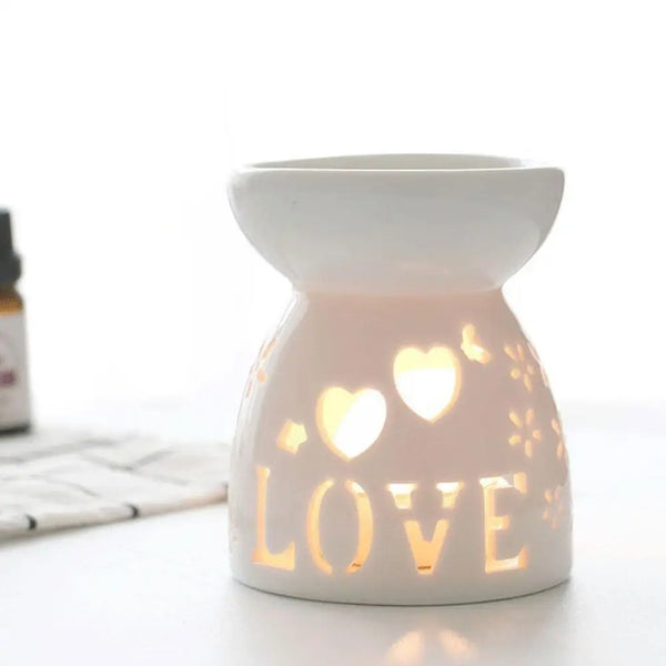 Hollow Ceramic Essential Oil Burner-ToShay.org