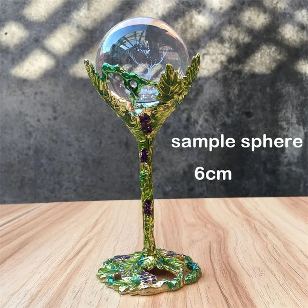 Flower Cup Crystal Ball Stand-ToShay.org