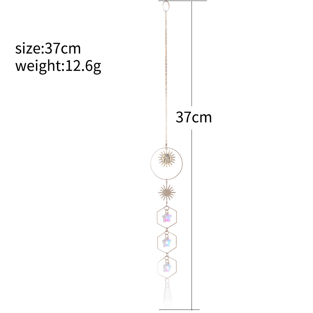 Sun Moon Crystal Sun Catcher-ToShay.org