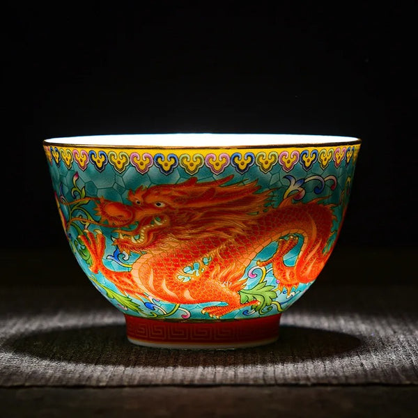 Glazed Porcelain Teacup-ToShay.org