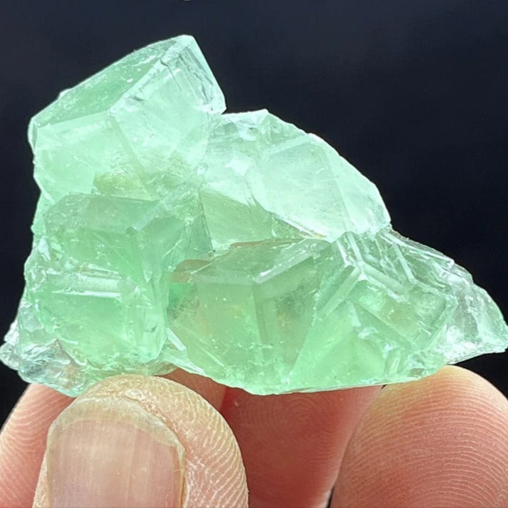 Green Fluorescent Calcite Crystal-ToShay.org