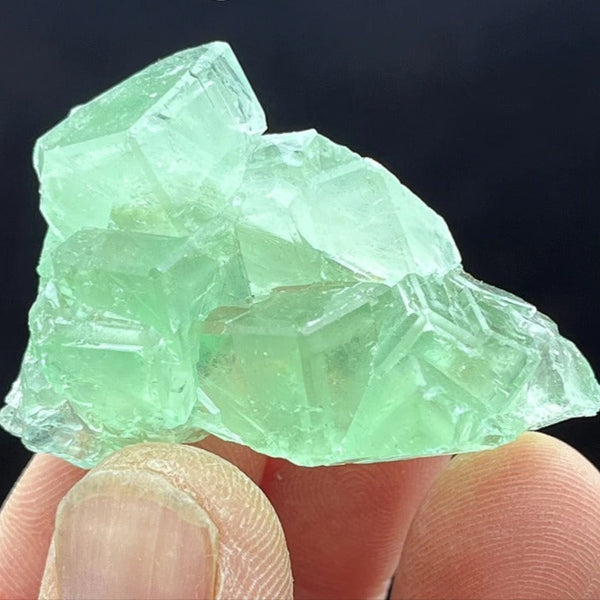 Green Fluorescent Calcite Crystal-ToShay.org