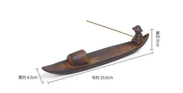Leaf Boat Incense Holder-ToShay.org