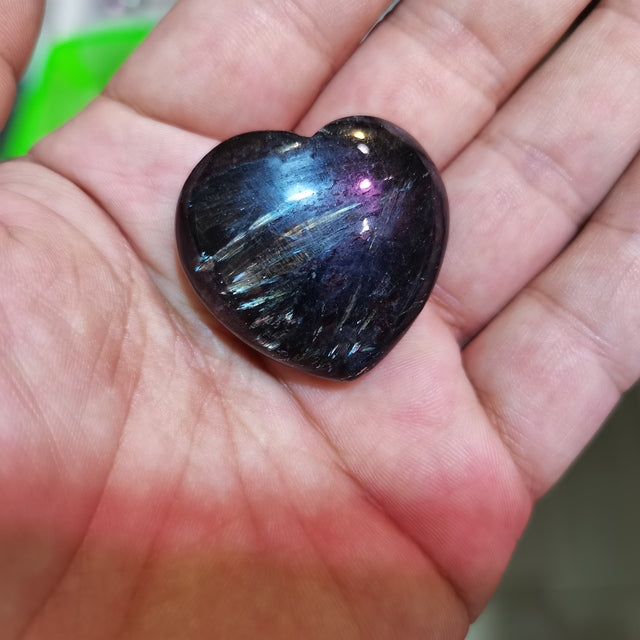 Black Fireworks Crystal Heart-ToShay.org