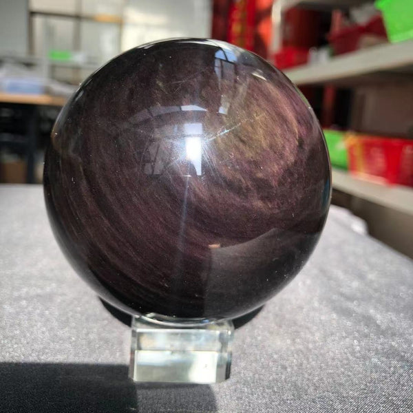 Grey Obsidian Ball-ToShay.org