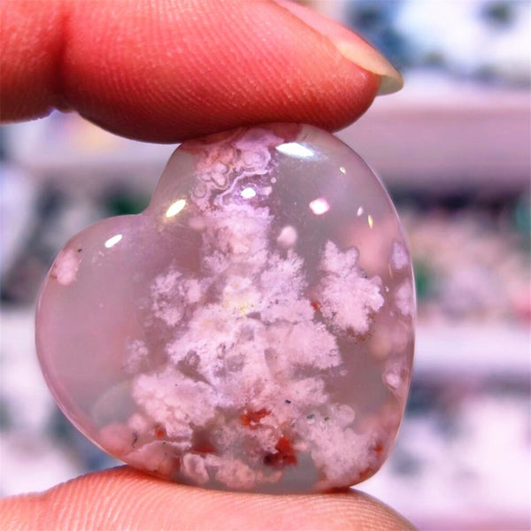 Pink Cherry Blossom Agate-ToShay.org