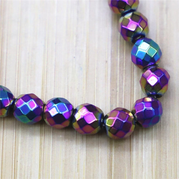 Rainbow Hematite Bead Bracelets-ToShay.org