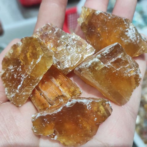 Orange Amber Calcite-ToShay.org