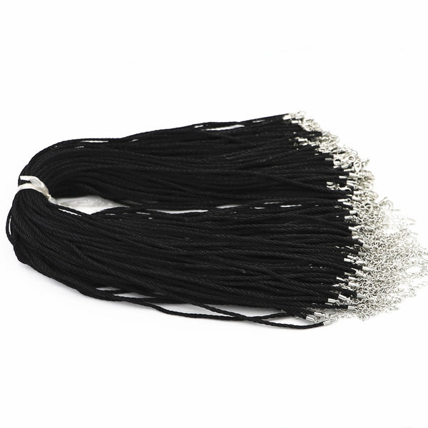 Black Wax Leather Cord-ToShay.org