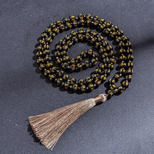 Black Obsidian Mala Beads-ToShay.org