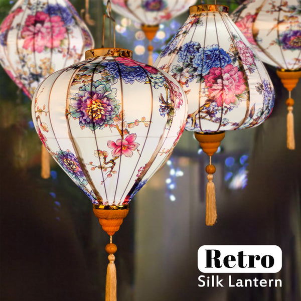 Peony Silk Lanterns-ToShay.org