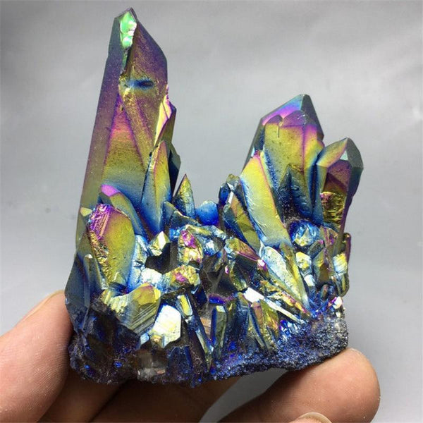 Gold Angel Aura Crystal Cluster-ToShay.org