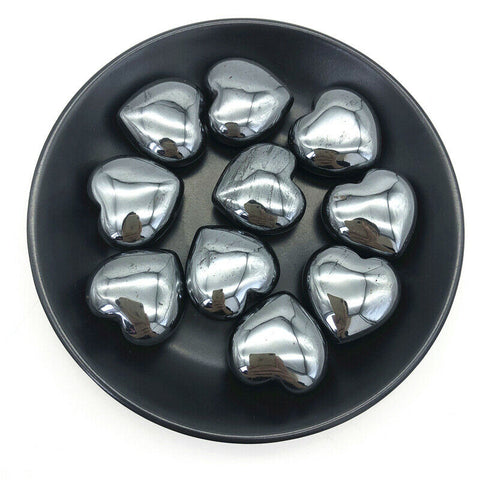 Silver Hematite Heart-ToShay.org