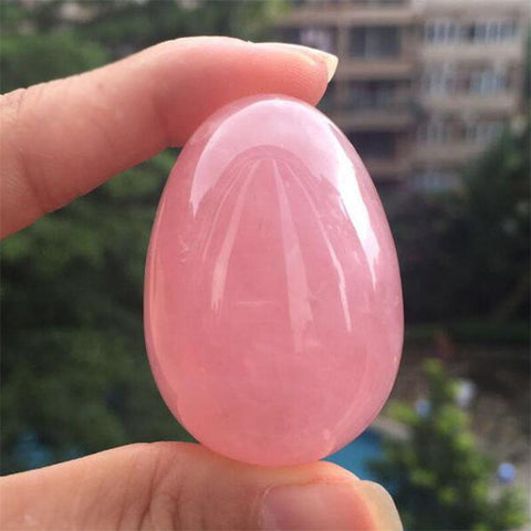 Pink Rose Quartz Egg-ToShay.org