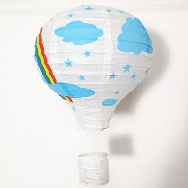 Rainbow Balloon Paper Lanterns-ToShay.org