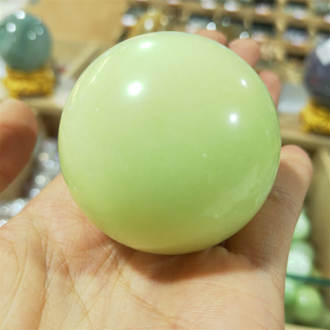 Green Luminous Stone Ball-ToShay.org