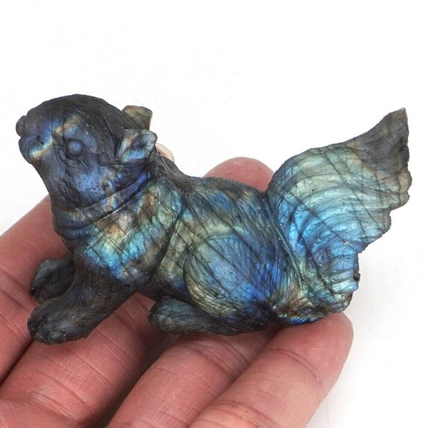 Blue Labradorite Squirrel-ToShay.org