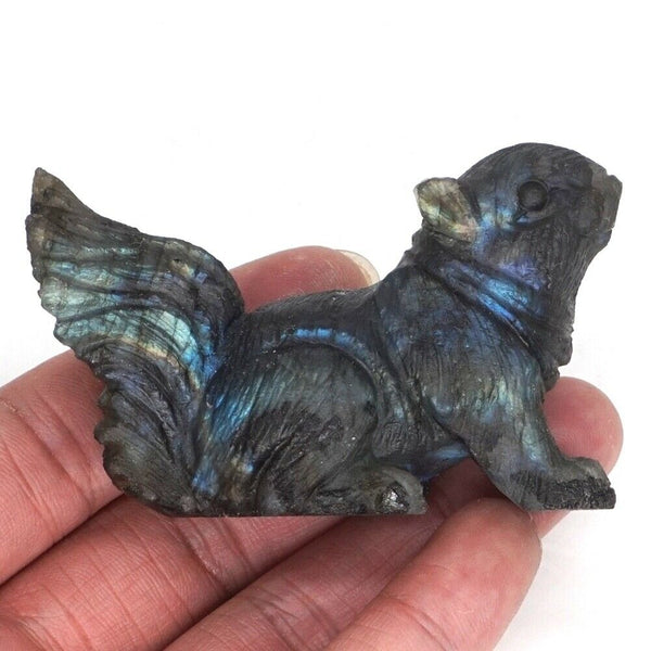 Blue Labradorite Squirrel-ToShay.org