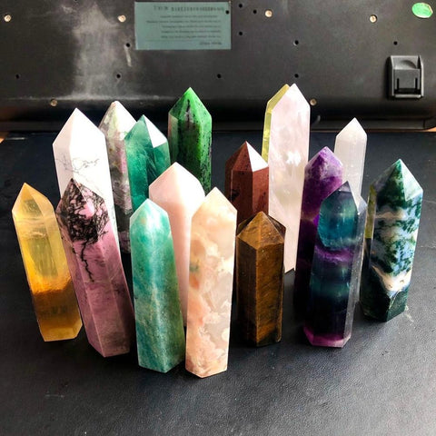 Mixed Crystal Point Wands-ToShay.org