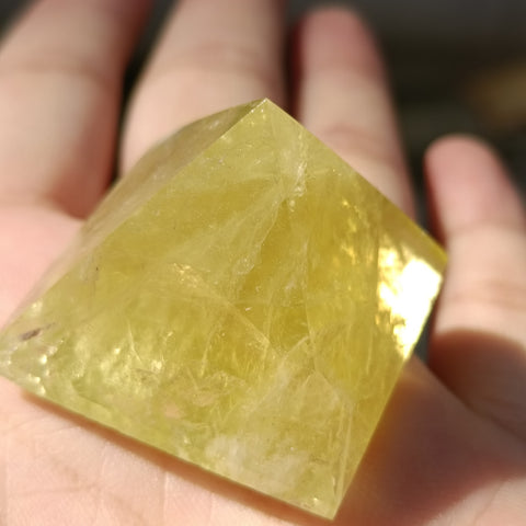 Yellow Crystal Pyramid-ToShay.org