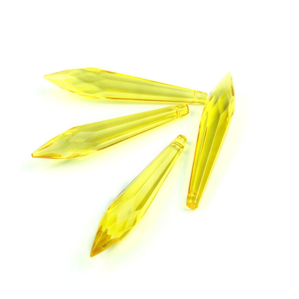 Yellow Topaz Crystal Icicles-ToShay.org
