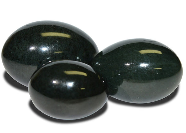 Green Nephrite Jade Eggs-ToShay.org