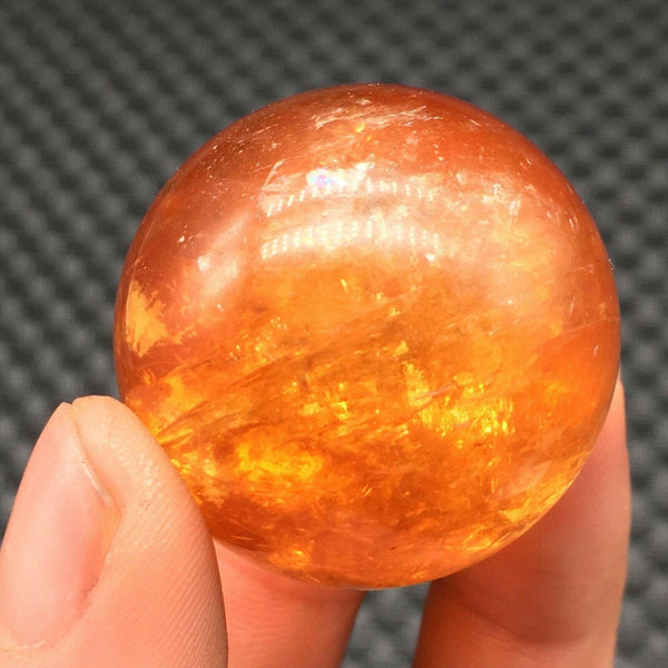 Orange Citrine Calcite Ball-ToShay.org