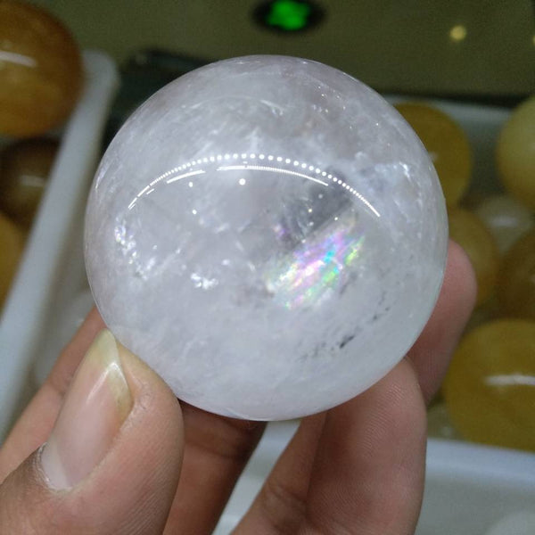 White Calcite Crystal Ball-ToShay.org