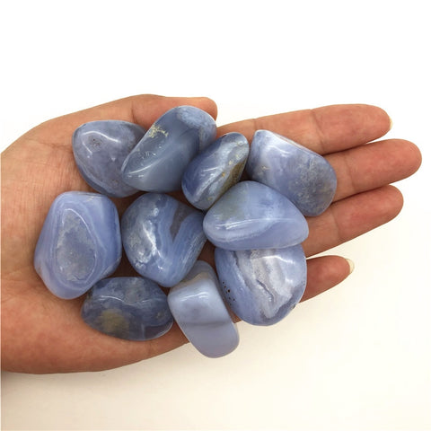 Blue Chalcedony Agate Stones-ToShay.org