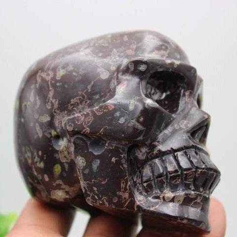 Black Sea Jasper Skull-ToShay.org