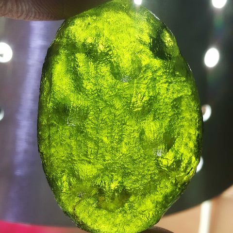 Green Moldavite Meteorite Glass Rock-ToShay.org