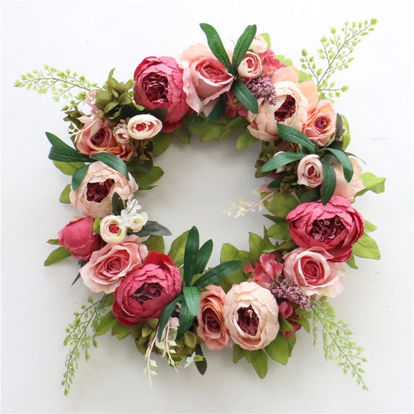 Peony Flower Wreath-ToShay.org