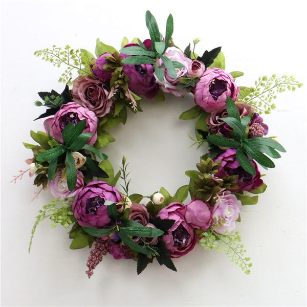 Peony Flower Wreath-ToShay.org