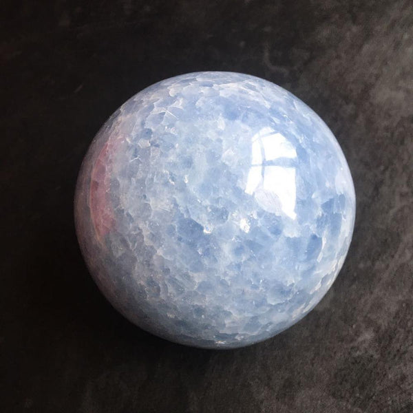 Blue Celestite Quartz Ball-ToShay.org