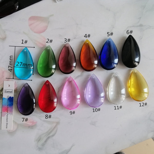 Mixed Crystal Teardrop Prisms-ToShay.org