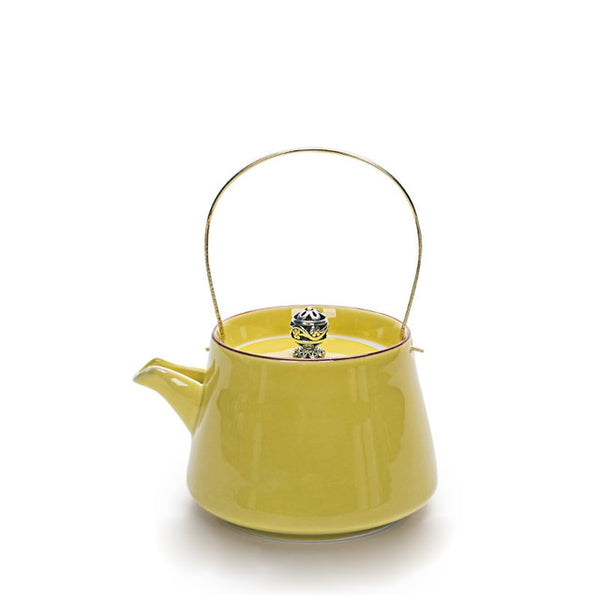 Celadon Ceramic Beam Tea Pot-ToShay.org