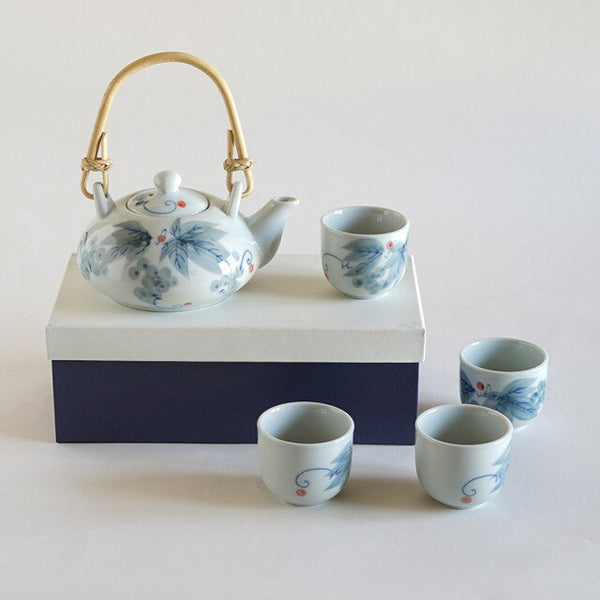 Blue White Ceramic Tea Sets-ToShay.org