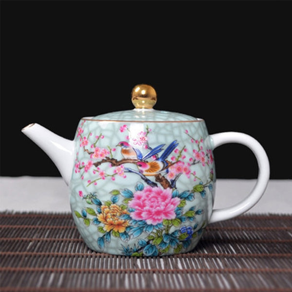 Painted Porcelain Teapots-ToShay.org