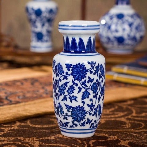 Blue and White Porcelain Vase-ToShay.org